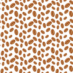 无缝的模式与咖啡豆子咖啡棕色（的）背景包设计无缝的模式与咖啡豆子咖啡棕色（的）背景包设计