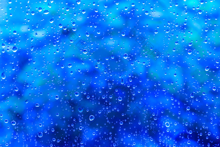 水滴摘要蓝色的背景纹理水滴摘要蓝色的背景纹理