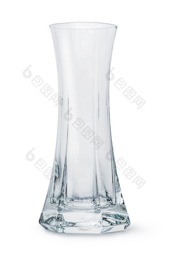 空玻璃<strong>花瓶</strong>孤立的<strong>白色</strong>背景空玻璃<strong>花瓶</strong>
