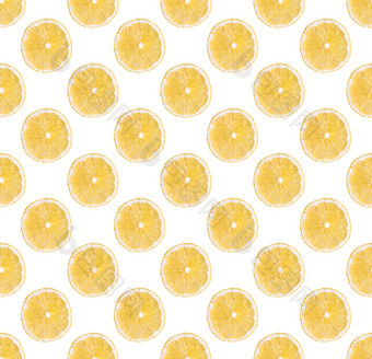 新鲜的黄色的柠檬片无缝的模式关闭柑橘类水果背景工作室摄影背景新鲜的黄色的柠檬片无缝的模式关闭工作室摄影