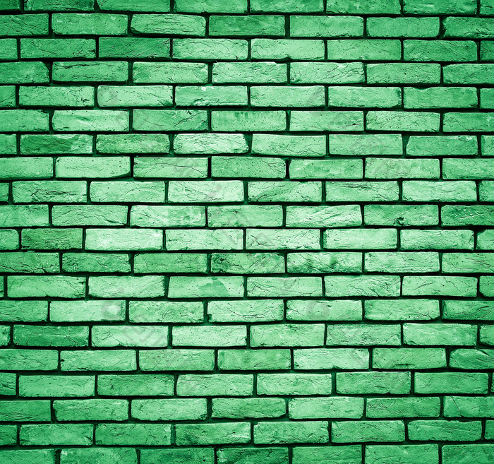 绿色砖墙纹理关闭前视图现代砖墙壁纸设计为网络图形艺术项目摘要背景为业务卡片和涵盖了模板模拟绿色砖墙纹理关闭