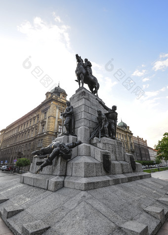 克拉科夫波兰五月视图grunwald纪念碑克拉科夫波兰grunwald纪念碑克拉科夫波兰