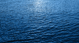 小水波是移动的海纹理背景晚上太阳蓝色的海水时尚的横幅与颜色的一年小水波是移动颜色的一年经典蓝色的纹理背景