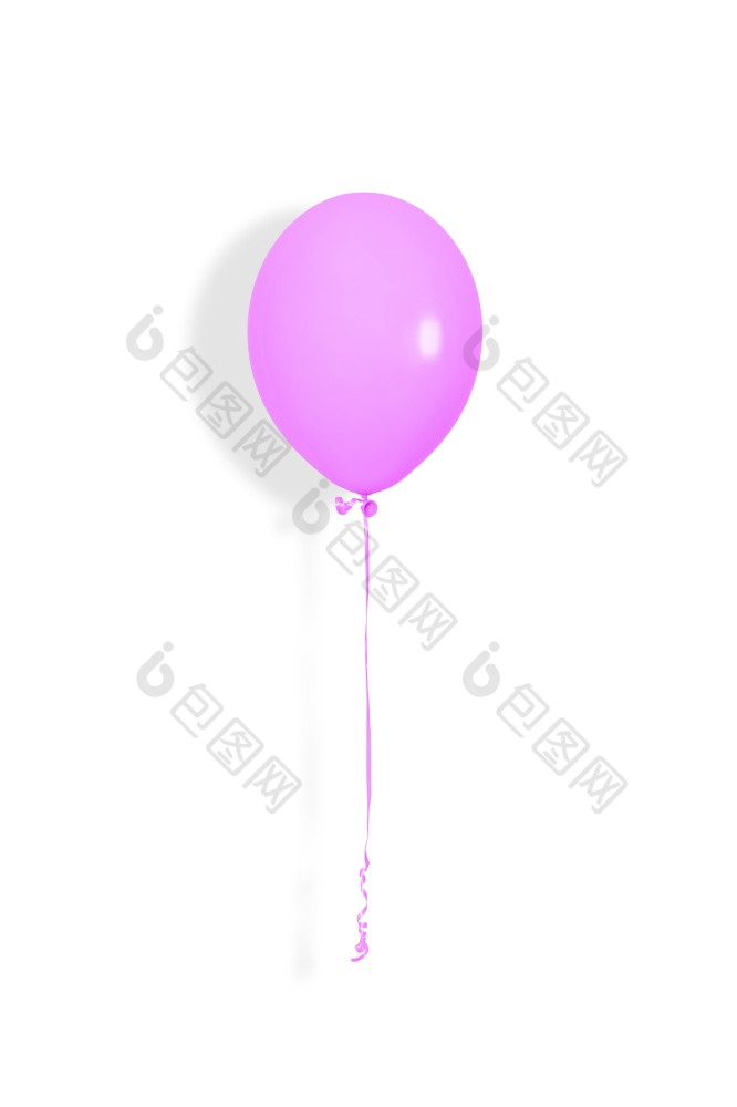 粉红色的紫色的气球聚会，派对现在概念柔和的紫罗兰色的气球孤立的白色背景粉红色的紫色的气球聚会，派对现在概念柔和的紫罗兰色的气球孤立的白色背景