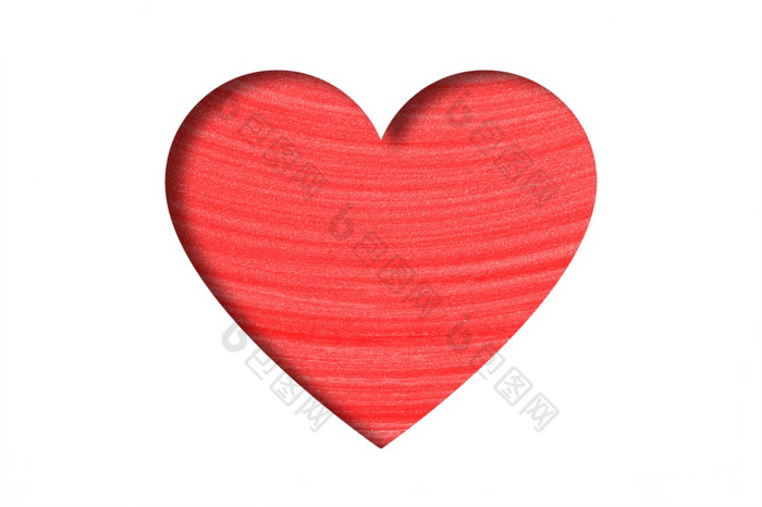 情人节rsquo一天迹象横幅卡纸艺术红色的心孤立的白色背景情人节rsquo一天迹象横幅卡纸艺术红色的心孤立的白色背景