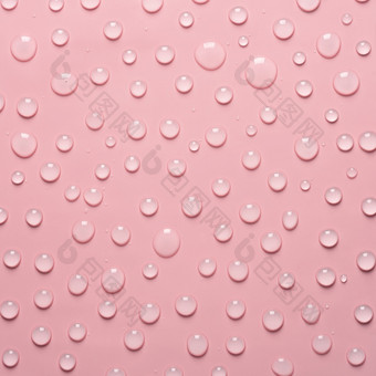 水滴模式粉红色的背景水纹理关闭背景玻璃覆盖与滴水水泡沫水滴模式粉红色的背景水纹理关闭背景玻璃覆盖与滴水水泡沫