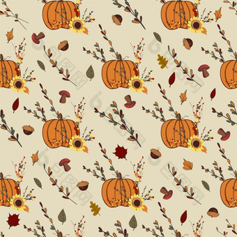 秋天模式与橙色南瓜感恩节设计秋天作文秋天模式与橙色南瓜感恩节设计秋天作文