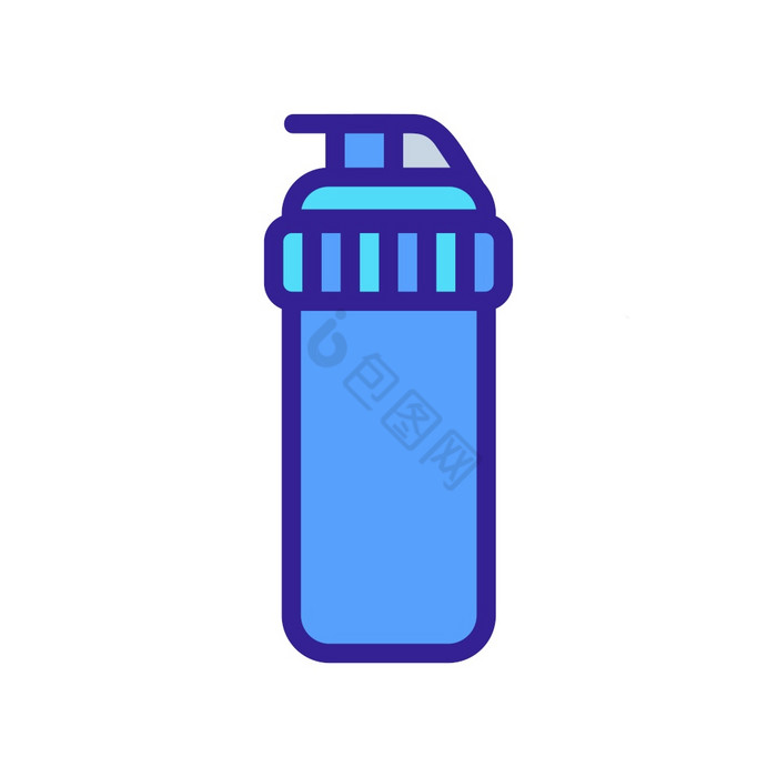 方便体育瓶与保护封面图标向量方便体育瓶与