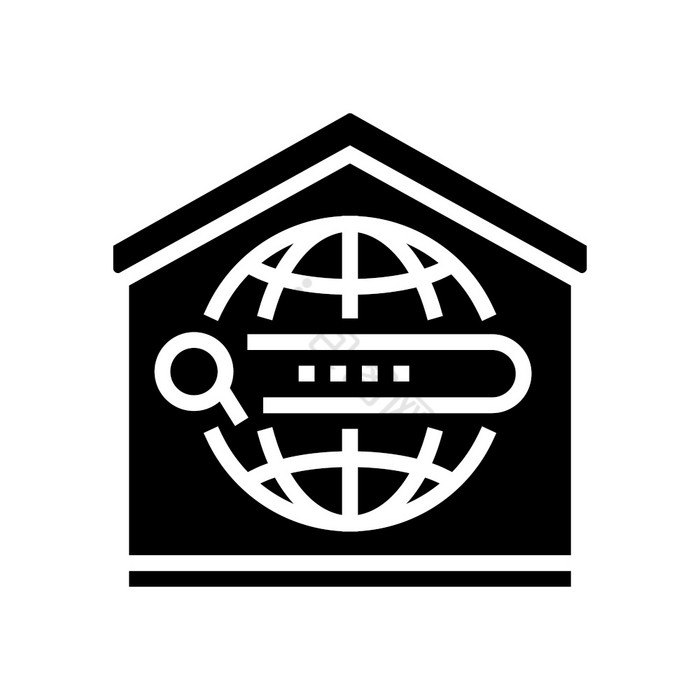 搜索网络网站首页字形图标向量搜索网络网站图片