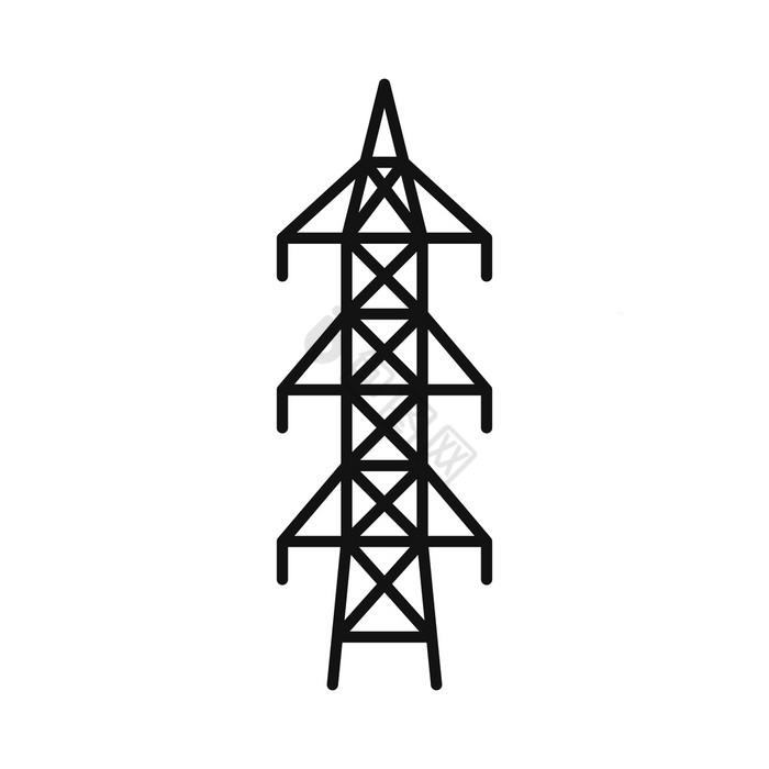 电塔高电压电传输塔电权力