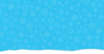 优雅的冬天节日蓝色的背景与下降雪花和雪地里圣诞节新一年表面与空间为文本向量插图横幅海报优雅的冬天节日蓝色的背景与下降雪花