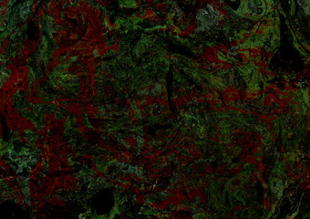绿色和红色的绘画与大理石<strong>花纹</strong>大理石纹理油漆飞溅色彩斑斓的流体绿色和红色的绘画与大理石<strong>花纹</strong>大理石纹理油漆spl