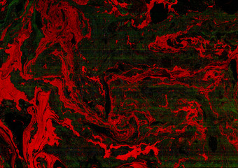 红色的和绿色绘画与大理石花纹大理石纹理油漆飞溅色彩斑斓的流体模板为卡片横幅书涵盖了和网络设计摘要背景红色的和绿色绘画与大理石花纹大理石纹理油漆spl