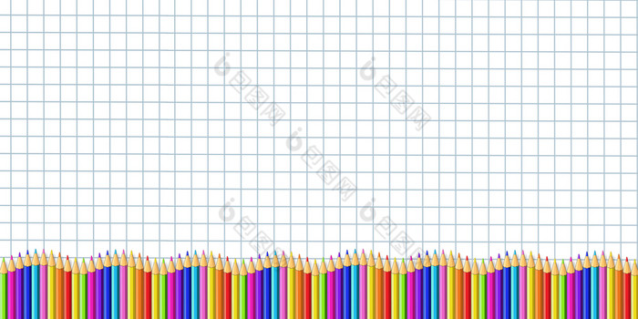 向量矩形下来行边境使色彩斑斓的木铅笔图形纸背景回来学校框架接壤模板概念横幅海报与空复制空间为文本向量矩形下来行边境使色彩斑斓的木铅笔图形纸