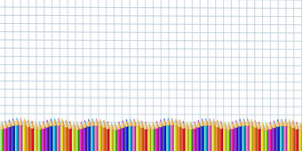 向量<strong>矩形</strong>下来行边境使色彩斑斓的木铅笔图形纸背景回来学校框架接壤<strong>模板</strong>概念横幅海报与空复制空间为文本向量<strong>矩形</strong>下来行边境使色彩斑斓的木铅笔图形纸