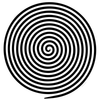 黑色的白色轮摘要涡催眠螺旋向量插图光学错觉螺旋浮雕选择艺术插图蜗壳迷宫<strong>同心</strong>行圆形旋转剪辑艺术孤立的黑色的白色轮摘要涡催眠螺旋