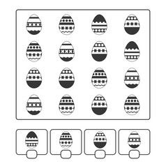 计数游戏为学前教育孩子们为的发展数学能力如何多复活节鸡蛋与的地方写答案简单的平孤立的向量插图计数游戏为学前教育孩子们为的发展数学能力如何多复活节鸡蛋与的地方写答案简单的平孤立的向量插图