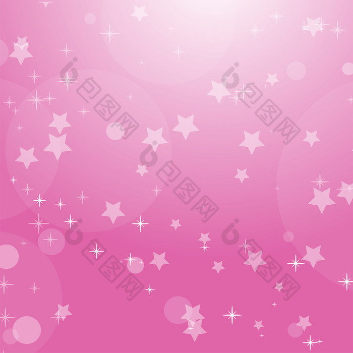 粉红色的浪漫的摘要背景与星星和圈简单的平向量插图粉红色的浪漫的摘要背景与星星和圈简单的平向量插图