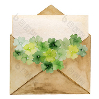 美丽的水彩画邮政信封与蝶式模式特写镜头人纹理祝贺你为爱的亲戚朋友和的同事们美丽的水彩画邮政信封
