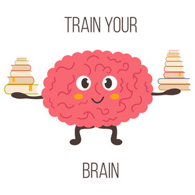 火车你的大脑与有趣的大脑和桩书火车你的大脑与有趣的大脑