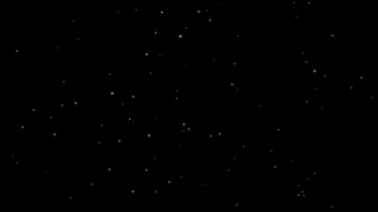 明星下降从天空前星尘号孤立的黑色的背景为运动图形作曲元素随机大小turbulance空气风暴孤立的布满星星的灰尘视效镜头视频无缝的循环