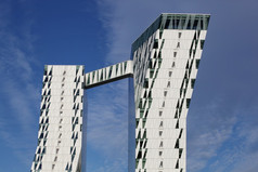 漂亮天空建筑哥本哈根丹麦