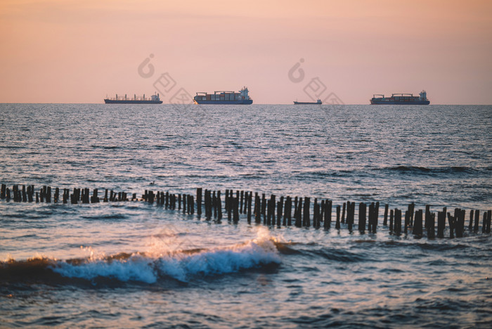 物流和运输国际容器货物船的海洋《暮光之城》天空运费运输航运