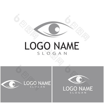 品牌身份企业眼睛哪向量标志设计