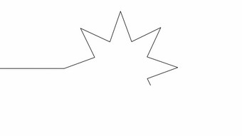 自动绘图简单的动画一个连续画一个行8点明星自动绘图简单的动画一个连续画一个行8点明星