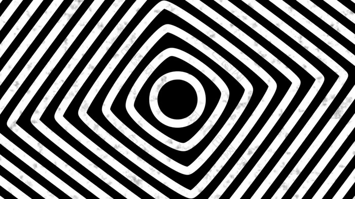旋转催眠旋转抽象迷幻扭圈轮条纹黑色的白色行艺术效果光学错觉无缝的循环动画迷幻扭圈轮条纹黑色的白色行旋转催眠旋转抽象