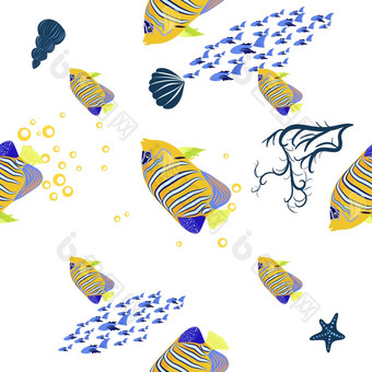 皇帝神仙鱼波马坎图斯最高统治者无缝的模式海动物野生动物字符自然水下海洋野生海洋动物园鱼皇帝神仙鱼波马坎图斯最高统治者白色海动物野生动物字符自然水下海洋野生海洋动物园鱼图片