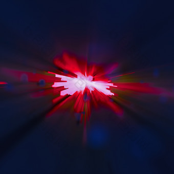 明亮的充满活力的摘要爆炸爆炸深蓝色的背景与辐射红色的射线从明亮的中心在深蓝色的背景广场<strong>格式</strong>