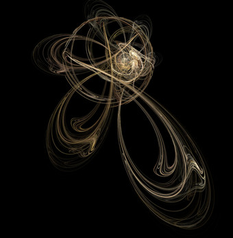 分形抽象发光的轮数字象征能源张力权力黑色的背景分形抽象发光的轮数字象征能源张力权力