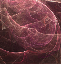 分形抽象发光的中心周围哪一个螺旋和波粉红色的阴影黑色的背景分形抽象发光的中心周围哪一个螺旋和波