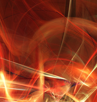分形抽象红色的发光的模糊抽象黑色的背景分形抽象发光的中心周围哪一个螺旋和波