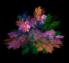 彩虹爆炸明亮的五彩缤纷的织构背景分形抽象彩虹爆炸明亮的五彩缤纷的背景分形抽象