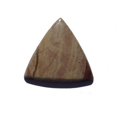 三角矿物宝石闪亮的分层孤立的白色背景三角矿物宝石闪亮的分层