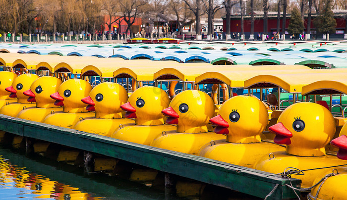 北海公园北京中国鸭船北海公园北京图片
