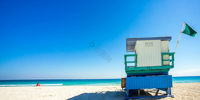 海滩卫士高座位迈阿密佛罗里达图片