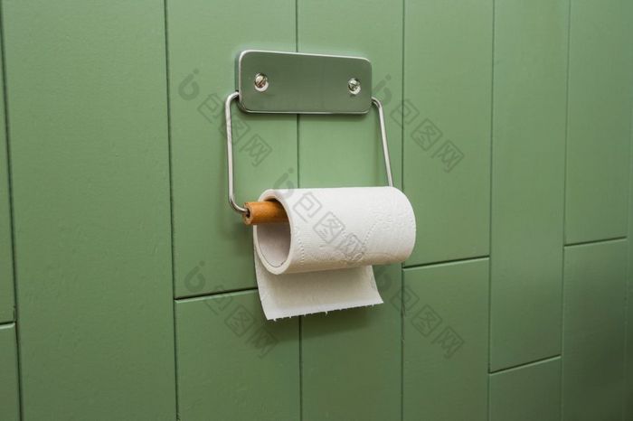 白色卷软厕所。。。纸整齐挂现代铬持有人绿色浴室墙现代设计白色卷软厕所。。。纸整齐挂现代铬持有人绿色浴室墙