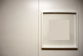 空白框架白色墙空间为文本背景纹理清洁室内空白框架白色墙空间为文本背景纹理