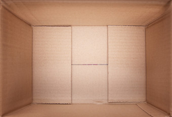 纸板盒子为包裹内部看内部空开放矩形纸板盒子关闭