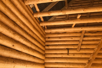 的内心的部分的结构的木房子细节的木结构下建设的房子使<strong>日志</strong>房子内心的部分的结构的木房子细节的木结构下建设的房子使<strong>日志</strong>房子