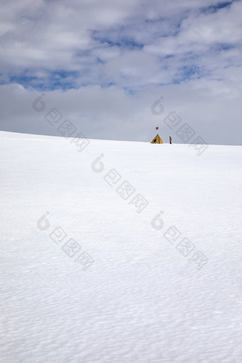 罗尔德·阿蒙森rsquo帐篷站独自一人的浩瀚雪和冰南极洲