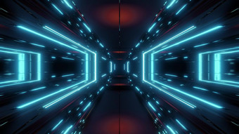 科幻空间隧道走廊与发光的<strong>闪亮</strong>的灯插图背景futuritic呈现与不错的发光的发光背景科幻空间隧道走廊与发光的<strong>闪亮</strong>的灯插图背景