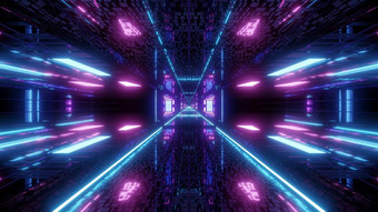 变形科幻闪闪发光的隧道走廊壁纸背景插图发光的发光未来主义的未来隧道呈现设计变形科幻闪闪发光的隧道走廊壁纸背景插图