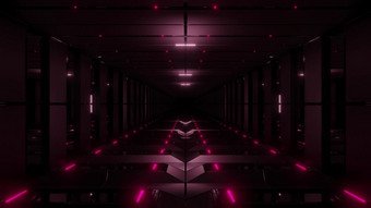 红色的隧道走廊呈现插图背景壁纸illutration科幻隧道背景红色的隧道走廊呈现插图背景壁纸