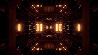 发光的futuritic科幻隧道与线框呈现壁纸背景未来科幻走廊i不错的发光插图发光的futuritic科幻隧道与线框呈现壁纸背景