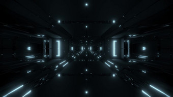 黑暗未来主义的科幻隧道<strong>走廊</strong>插图壁纸背景科幻未来建筑与不错的发光和反射黑暗未来主义的科幻隧道<strong>走廊</strong>插图壁纸背景