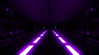 黑暗未来主义的科幻隧道与热金属发光的底插图壁纸背景未来走廊呈现设计黑暗未来主义的科幻隧道与热金属发光的底插图壁纸背景